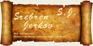 Srebren Jerkov vizit kartica